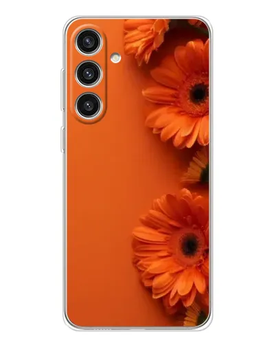 Чохол для Samsung Galaxy S25 Plus з картинкою «Помаранчеві гербери» Чохол для Samsung Galaxy S25 Plus з картинкою «Помаранчеві гербери»