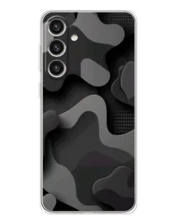 Чохол для Samsung Galaxy S25 Plus з картинкою «Темний абстрактний камуфляж» Чохол для Samsung Galaxy S25 Plus з картинкою «Темний абстрактний камуфляж»