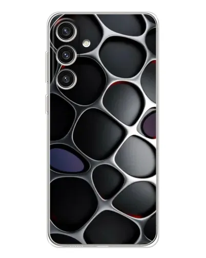 Чехол для Samsung Galaxy S25 Plus с картинкой «Объемная темная решетка» Чехол для Samsung Galaxy S25 Plus с картинкой «Объемная темная решетка»