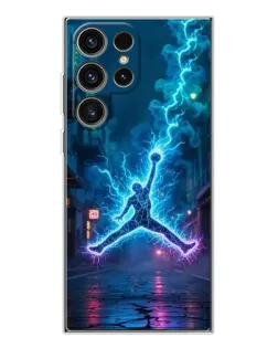 Чехол для Samsung Galaxy S25 Ultra с картинкой «Jordan Gold Jumpman»