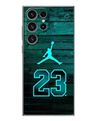 Чехол для Samsung Galaxy S25 Ultra с картинкой «Jordan Cyan 23» Чехол для Samsung Galaxy S25 Ultra с картинкой «Jordan Cyan 23»