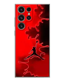 Чехол для Samsung Galaxy S25 Ultra с картинкой «Jordan Red Smoke»