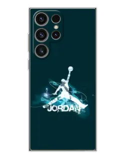 Чехол для Samsung Galaxy S25 Ultra с картинкой «Jordan Blue Fire»