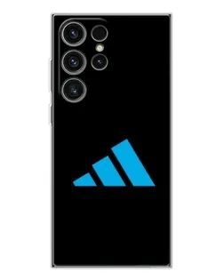 Чехол для Samsung Galaxy S25 Ultra с картинкой «Adidas Cyan Logo»