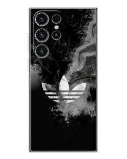 Чехол для Samsung Galaxy S25 Ultra с картинкой «Абстрактный дым Adidas»