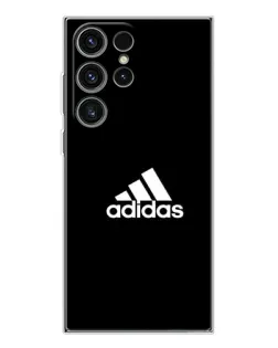Чехол для Samsung Galaxy S25 Ultra с картинкой «Черная классика Adidas»