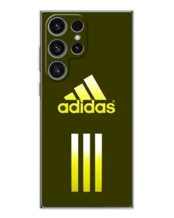 Чехол для Samsung Galaxy S25 Ultra с картинкой «Оливковый градиент Adidas»