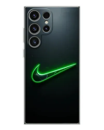 Чехол для Samsung Galaxy S25 Ultra с картинкой «Неоновый контур Nike» Чехол для Samsung Galaxy S25 Ultra с картинкой «Неоновый контур Nike»