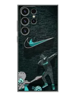 Чехол для Samsung Galaxy S25 Ultra с картинкой «Спортивный арт Nike»