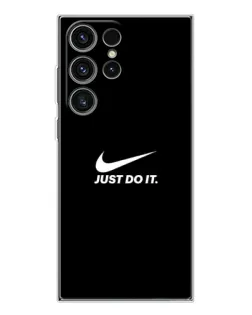 Чехол для Samsung Galaxy S25 Ultra с картинкой «Минимализм от Nike»