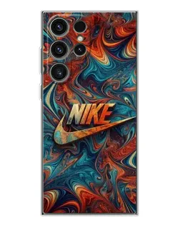 Чехол для Samsung Galaxy S25 Ultra с картинкой «Nike в абстракции»