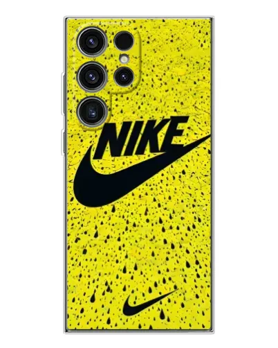 Чехол для Samsung Galaxy S25 Ultra с картинкой «Желтый текстурный Nike» Чехол для Samsung Galaxy S25 Ultra с картинкой «Желтый текстурный Nike»