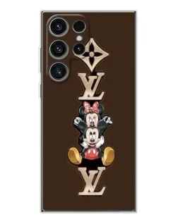 Чехол для Samsung Galaxy S25 Ultra с картинкой «LV и Микки Маус»
