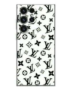 Чехол для Samsung Galaxy S25 Ultra с картинкой «Монохромный хаос LV»