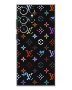 Чехол для Samsung Galaxy S25 Ultra с картинкой «Цветная монограмма LV»