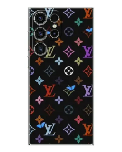 Чехол для Samsung Galaxy S25 Ultra с картинкой «Цветная монограмма LV» Чехол для Samsung Galaxy S25 Ultra с картинкой «Цветная монограмма LV»