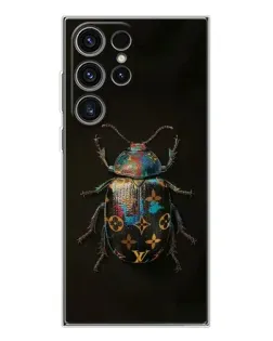 Чехол для Samsung Galaxy S25 Ultra с картинкой «LV — мраморный принт»