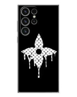 Чехол для Samsung Galaxy S25 Ultra с картинкой «Цветочная монограмма»