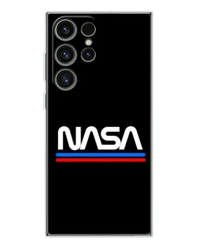 Чехол для Samsung Galaxy S25 Ultra с картинкой «NASA — классика Red Blue» Чехол для Samsung Galaxy S25 Ultra с картинкой «NASA — классика Red Blue»