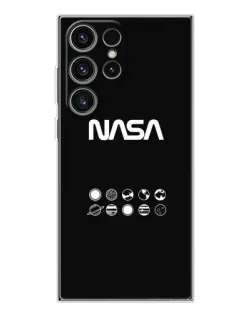 Чехол для Samsung Galaxy S25 Ultra с картинкой «NASA — технический принт»
