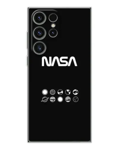 Чехол для Samsung Galaxy S25 Ultra с картинкой «NASA — технический принт» Чехол для Samsung Galaxy S25 Ultra с картинкой «NASA — технический принт»