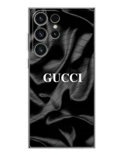 Чехол для Samsung Galaxy S25 Ultra с картинкой «Gucci — шелковые волны»
