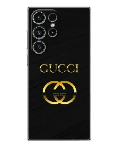 Чехол для Samsung Galaxy S25 Ultra с картинкой «Золотой логотип Gucci» Чехол для Samsung Galaxy S25 Ultra с картинкой «Золотой логотип Gucci»