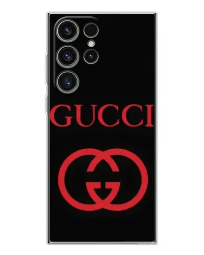 Чехол для Samsung Galaxy S25 Ultra с картинкой «Gucci — красный логотип» Чехол для Samsung Galaxy S25 Ultra с картинкой «Gucci — красный логотип»