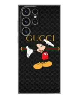 Чехол для Samsung Galaxy S25 Ultra с картинкой «Микки Маус Gucci»