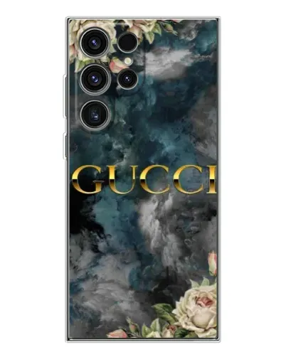 Чехол для Samsung Galaxy S25 Ultra с картинкой «Абстрактные цветы Gucci» Чехол для Samsung Galaxy S25 Ultra с картинкой «Абстрактные цветы Gucci»
