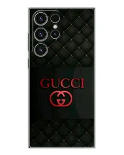 Чехол для Samsung Galaxy S25 Ultra с картинкой «Gucci — стеганый черный»