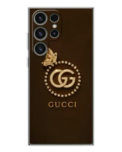 Чехол для Samsung Galaxy S25 Ultra с картинкой «Gucci — золотая бабочка» Чехол для Samsung Galaxy S25 Ultra с картинкой «Gucci — золотая бабочка»