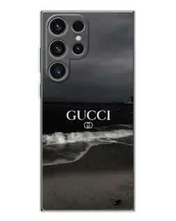Чехол для Samsung Galaxy S25 Ultra с картинкой «Gucci — морской прибой»