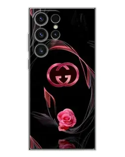 Чехол для Samsung Galaxy S25 Ultra с картинкой «Gucci — неоновая роза»