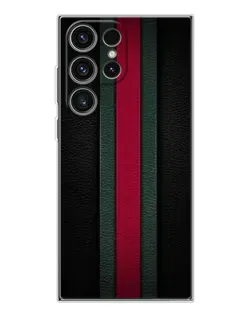 Чехол для Samsung Galaxy S25 Ultra с картинкой «Gucci — неоновая линия»