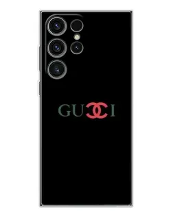 Чехол для Samsung Galaxy S25 Ultra с картинкой «Gucci — красный градиент»