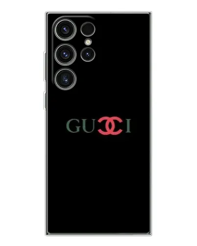 Чехол для Samsung Galaxy S25 Ultra с картинкой «Gucci — красный градиент» Чехол для Samsung Galaxy S25 Ultra с картинкой «Gucci — красный градиент»