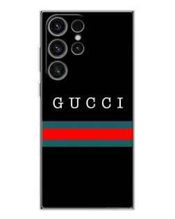 Чехол для Samsung Galaxy S25 Ultra с картинкой «Gucci — красный пояс»