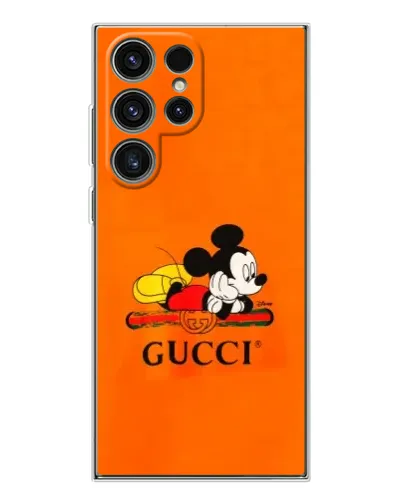 Чохол для Samsung Galaxy S25 Ultra з картинкою «Міккі Маус Gucci — помаранч» Чохол для Samsung Galaxy S25 Ultra з картинкою «Міккі Маус Gucci — помаранч»
