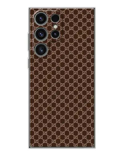 Чохол для Samsung Galaxy S25 Ultra з картинкою «Gucci — шоколадна сітка» Чохол для Samsung Galaxy S25 Ultra з картинкою «Gucci — шоколадна сітка»
