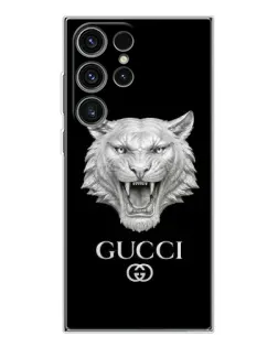 Чохол для Samsung Galaxy S25 Ultra з картинкою «Gucci — срібний лев»