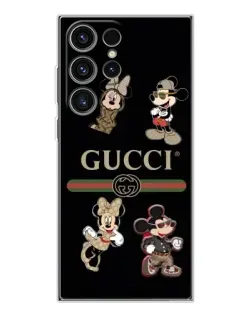 Чохол для Samsung Galaxy S25 Ultra з картинкою «Gucci — герої Disney та монограма»