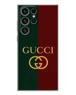 Чохол для Samsung Galaxy S25 Ultra з картинкою «Gucci — темно-зелений градієнт»