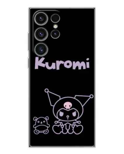 Чехол для Samsung Galaxy S25 Ultra с картинкой «Kuromi — черный минимализм» Чехол для Samsung Galaxy S25 Ultra с картинкой «Kuromi — черный минимализм»