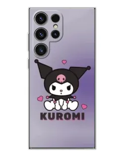 Чехол для Samsung Galaxy S25 Ultra с картинкой «Kuromi — фиолетовый арт»