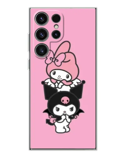 Чехол для Samsung Galaxy S25 Ultra с картинкой «My Melody и Kuromi» Чехол для Samsung Galaxy S25 Ultra с картинкой «My Melody и Kuromi»