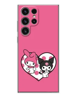 Чехол для Samsung Galaxy S25 Ultra с картинкой «Kuromi и My Melody»