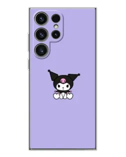 Чехол для Samsung Galaxy S25 Ultra с картинкой «Kuromi — фиолетовый минимализм»