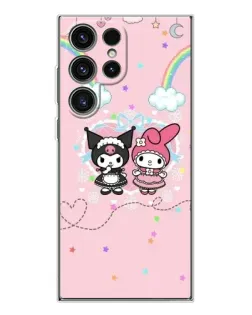 Чехол для Samsung Galaxy S25 Ultra с картинкой «My Melody и Kuromi»