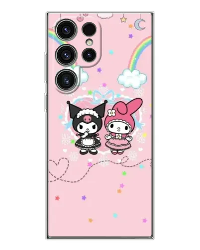 Чехол для Samsung Galaxy S25 Ultra с картинкой «My Melody и Kuromi» Чехол для Samsung Galaxy S25 Ultra с картинкой «My Melody и Kuromi»
